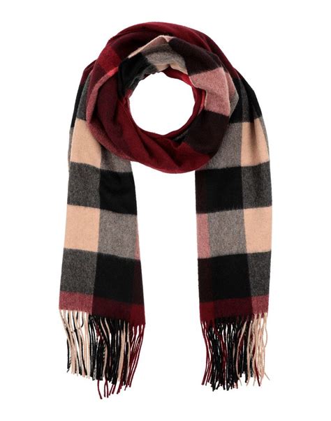 burberry oblong maroon scarf|Burberry scarf for women.